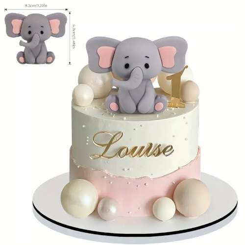 Elephant Cake Topper