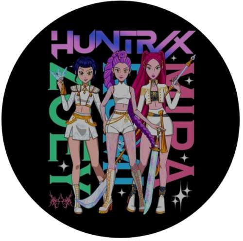 K Pop Demon Hunter Edible Image Round#1 K Pop Demon Hunter Edible Image Round#1