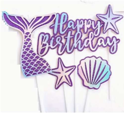 Mermaid Cake Topper Kit