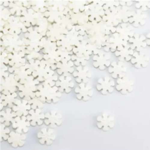 Pearlised Snowflake Sprinkles