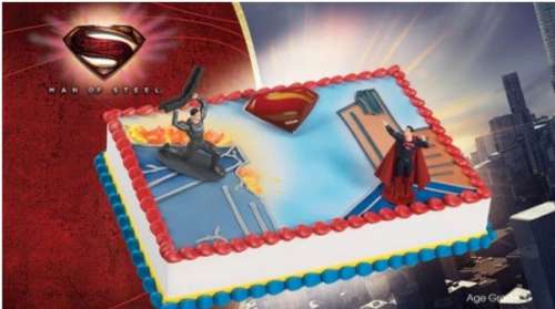 Superman Man of Steel Cake Topper Kit