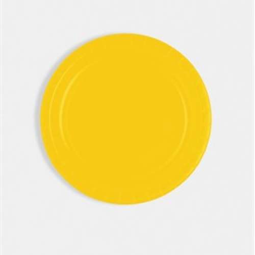 Yellow Lunch Plates - Click Image to Close